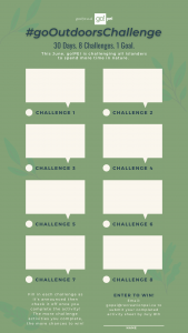 go!Outdooors Challenge Activity Sheet - Prince Edward Island